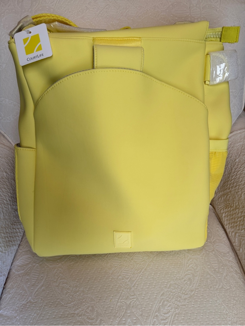 CourtLife Lemon Yellow Tennis Bag NWT